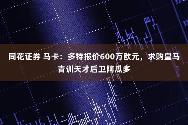 同花证券 马卡：多特报价600万欧元，求购皇马青训天才后卫阿瓜多