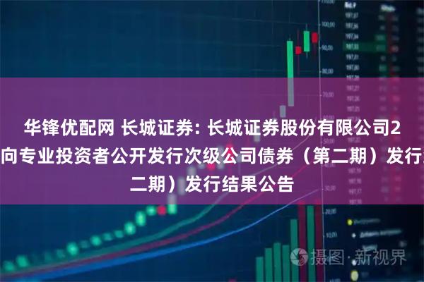 华锋优配网 长城证券: 长城证券股份有限公司2025年面向专业投资者公开发行次级公司债券(第二期)发行结果公告