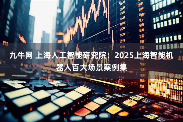 九牛网 上海人工智能研究院：2025上海智能机器人百大场景案例集